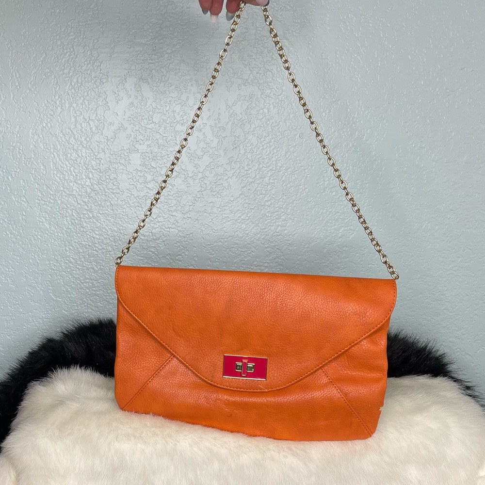 Banana Republic Orange clutch